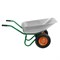 Тачка садово-строительная, 2-х колесная, усиленная, грузоподъемность 320 кг, объем 100 л Palisad 5174