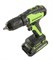 Дрель-шуруповерт аккумуляторная Greenworks 24V GD24DD35 (35 Нм), бесщеточная, с АКБ на 2 А*ч и ЗУ 5406