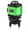 Лазерный уровень AMO LN 4D-360-4 с зеленым лучом 8333