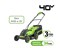 Газонокосилка аккумуляторная Greenworks GD40LM361, 40V, 36 см, бесщеточная, без АКБ и ЗУ (2520807) 9550 - фото 96528