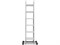 Лестница алюм. многофункц. 4х6 ступ. (стрем.-330см, лестн.-680см) 15,8кг STARTUL (ST9732-06) (усиленное шарнирное соединение) 9560
