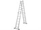 Лестница алюм. многофункц. 4х6 ступ. (стрем.-330см, лестн.-680см) 15,8кг STARTUL (ST9732-06) (усиленное шарнирное соединение) 9560