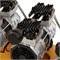 Компрессор безмасляный, малошумный DLS 2250/100, 2250 Вт, 3x750, 100 л, 410 л/мин блок управления/ Denzel 9710